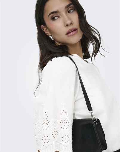 JDY - JDYLair Life New Mix T-Shirt - Cloud Dancer 